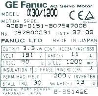 Fanuc A06B-0151-B075-7008 image