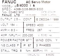Fanuc A06B-0235-B605-S000 image
