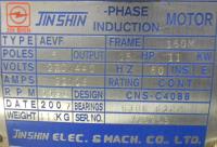 Jin Shin Electric and Machinery Co LTD AEVF-160M-15-1130 image