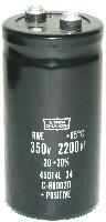Nippon Co  CAP-350V-2200UF-98-51-22