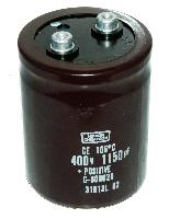 Nippon Co  CAP-400V-1150UF-85-65-28