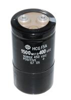 Hitachi, Ltd  CAP-400V-1500UF-95-52-22
