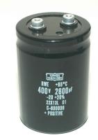 Nippon Co  CAP-400V-2600UF-90-64-28