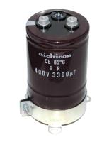 Nichicon  CAP-400V-3300UF-118-65-28