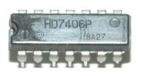 Hitachi Semiconductor  HD7406P