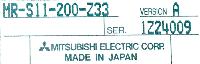 Mitsubishi MR-S11-200-Z33 image