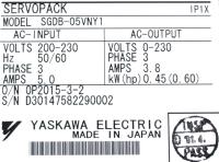 Yaskawa SGDB-05VN-Y1 image