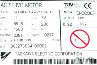 Yaskawa SGMG-1AV2V-NJ11 image