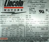 Lincoln Motor SSD4B10T61 image